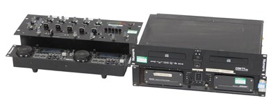 Lot 416 - A collection of theatre audio equipment,...