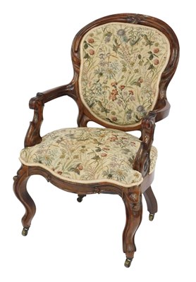 Lot 422 - A 19thC Continental rosewood show frame open...