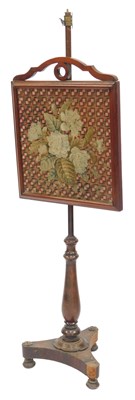 Lot 435 - A William IV and later rosewood and mahogany...