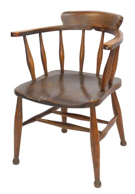 Lot 441 - A late 19th/early 20thC beech and elm...