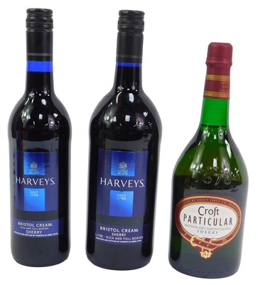 Lot 102 - Three bottles of sherry, comprising Harvey's...