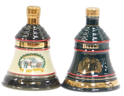 Lot 106 - Two bottles of Bell's Old Scotch...