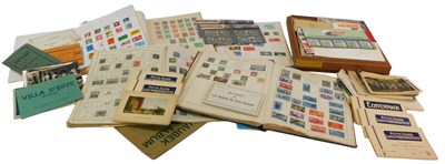 Lot 143 - Ephemera, to include various world postcards,...