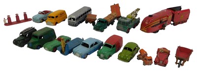Lot 145 - Dinky Hornby and other tinplate diecast...