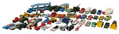 Lot 152 - Matchbox and other diecast vehicles, playworn,...