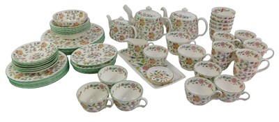 Lot 158 - A group of Minton Haddon Hall porcelain part...