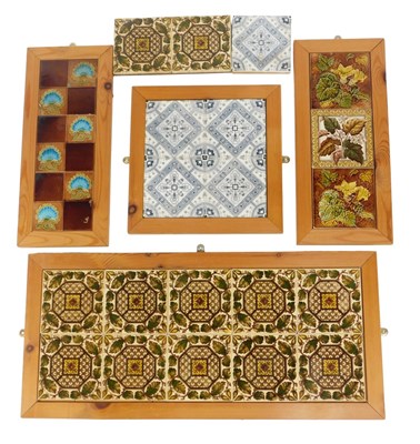 Lot 170 - A group of Victorian and later tiles,...