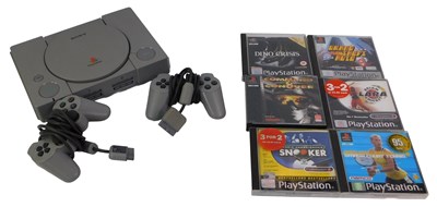 Lot 149 - A Sony PlayStation, Model SCPH1002, with a...