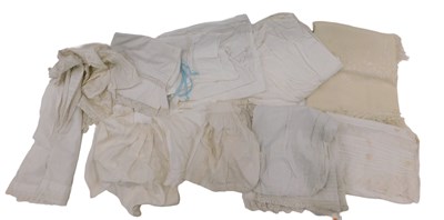 Lot 118 - Various late 19th and early 20thC lace and...