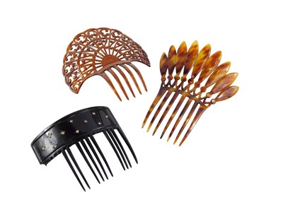 Lot 142 - Three 20thC headpieces, comprising two...