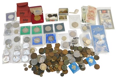 Lot 274 - Pre decimal and commemorative coinage, to...