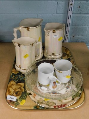 Lot 2030 - Miscellaneous ceramics, comprising set of...