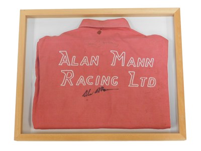 Lot 510 - An Alan Mann Racing Ltd shirt, in red, bearing...