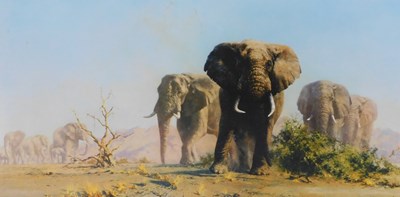 Lot 515 - David Shepherd. The Ivory is Theirs, signed...