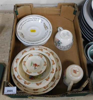 Lot 2005 - Royal Doulton ceramics Bunnykins, Wedgwood cup,...