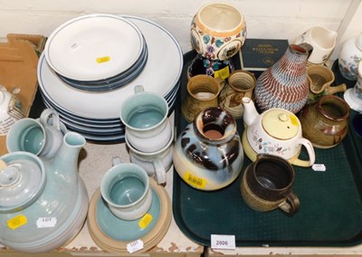 Lot 2006 - Ceramics, coffee pot, coffee mugs, part dinner...
