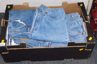 Lot 2010 - Assorted men's denim jeans and chinos, etc,...