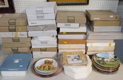 Lot 2019 - A large selection of collectors plates, some...