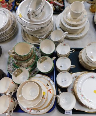 Lot 2034 - A part breakfast service by Heathcote china,...