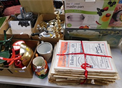 Lot 2041 - A stainless steel pan set, a Goblin Teasmade,...