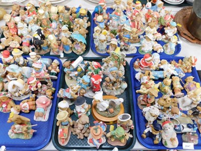 Lot 2047 - Cherished Teddies. (5 trays)