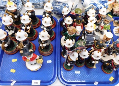 Lot 2048 - Various musical Teddy bears from the Hamilton...