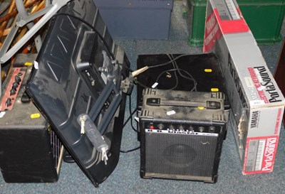 Lot 2061 - Electronics, in the form of a Yamaha electric...