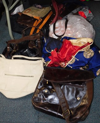 Lot 2070 - Lady's bags and garments, textiles. (contents...