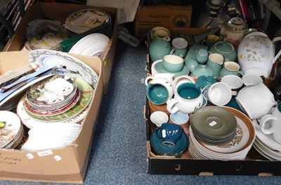 Lot 2072 - Ceramics, including collectors plates, Denby...