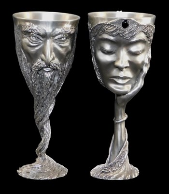 Lot 483 - Two Royal Selangor Lord of the Rings pewter...