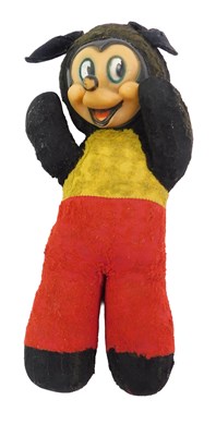Lot 488 - A Gund vintage Mickey Mouse soft toy, with...