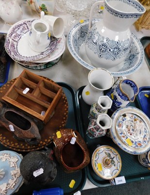 Lot 2096 - Ceramics, in the form of an Iznik-inspired...