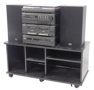 Lot 522 - A Sharp music system, comprising stereo...