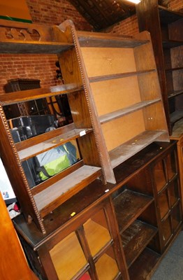 Lot 1038 - Four small bookcases, each of differing design,...