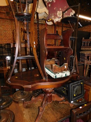 Lot 1046 - A group of furniture, to include an Oriental...