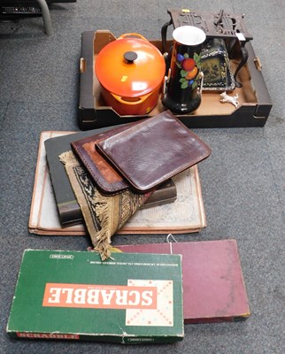 Lot 2135 - A large cheese dish and cover, trivet, Le...