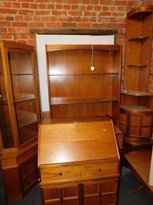 Lot 1067 - A group of teak furniture, in Nathan style,...
