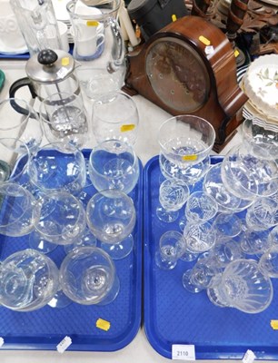 Lot 2110 - Glassware, including drinking glasses, etc,...
