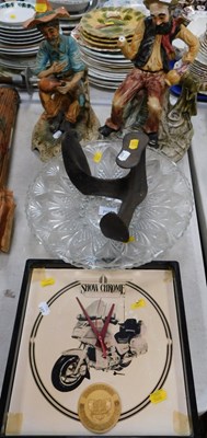 Lot 2114 - Ceramics and glassware, including two Capo di...