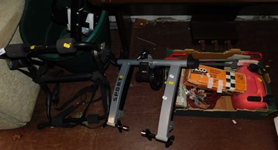 Lot 1081 - A Sport Turbo bike trainer, together with a...