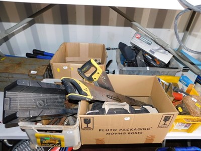Lot 1089 - Various tools, hand tools, power tools, etc.,...