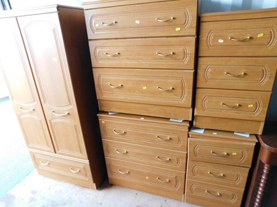 Lot 1092 - An Alsons bedroom suite, comprising a double...