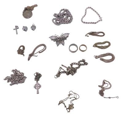 Lot 70 - A group of silver and other...