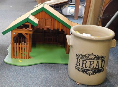 Lot 2118 - A scratch-built model of a house, together...