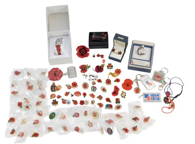Lot 249 - A group of assorted Poppy Appeal and poppy pin...