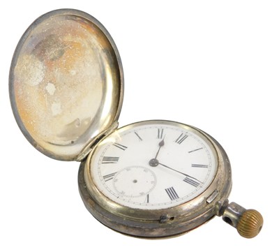 Lot 260 - A Victorian silver pocket full hunter...