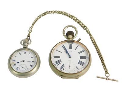 Lot 257 - Two pocket watches, comprising a Page Newton...