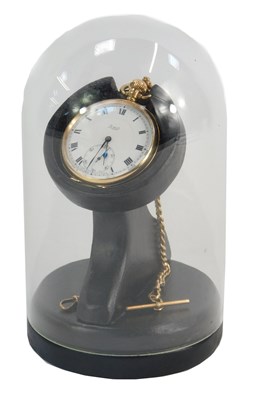 Lot 23 - A Limit 9ct gold pocket watch in case, the...