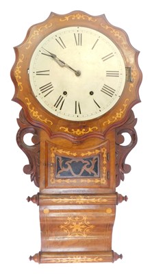 Lot 632 - A Victorian walnut and satinwood inlaid...