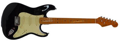 Lot 641 - A reproduction Stratocaster, Branded Fender...